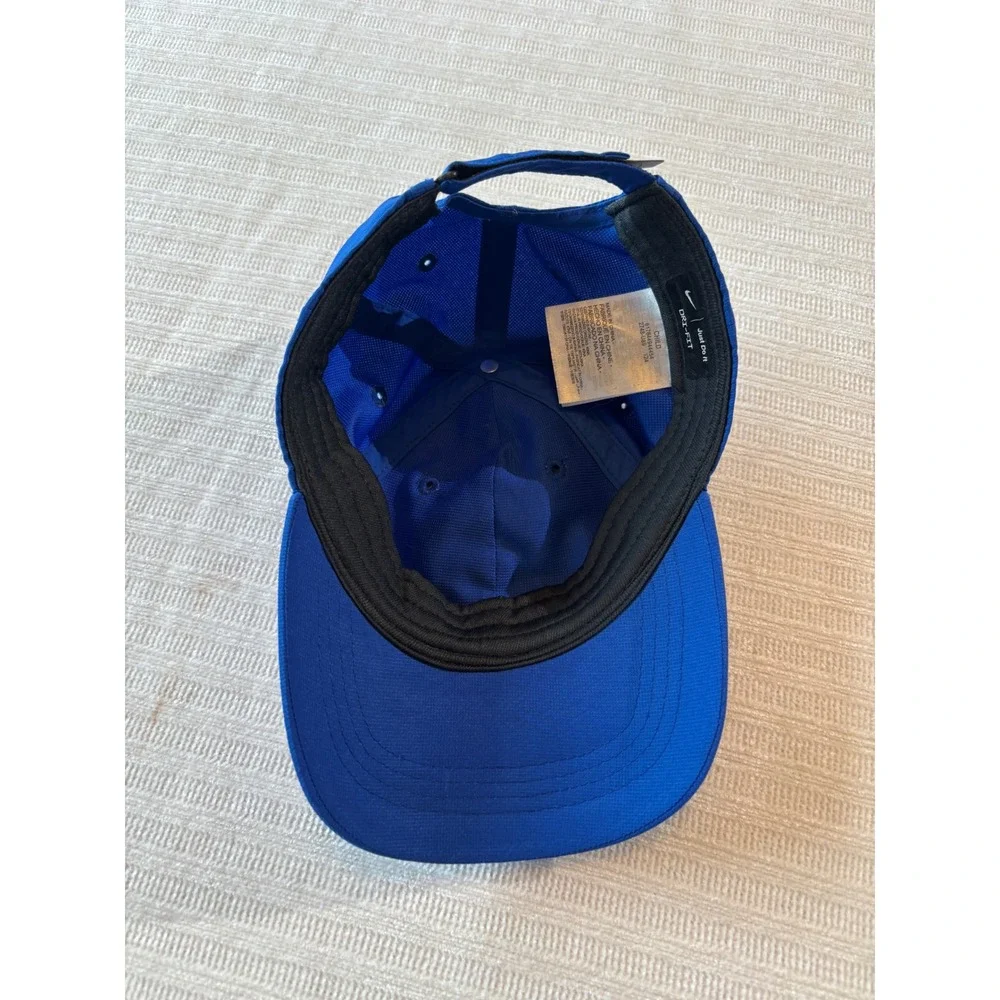 Nike Dri-FIT Kids Adjustable Royal Blue Ripstop Baseball Hat Cap 2748-U89